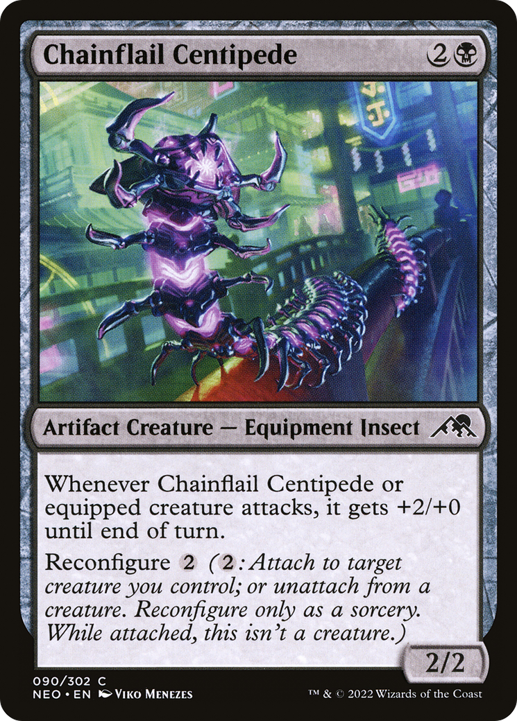 Chainflail Centipede [Kamigawa: Neon Dynasty] | Grognard Games