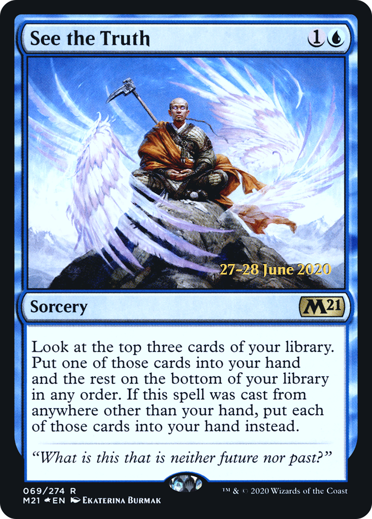 See the Truth  [Core Set 2021 Prerelease Promos] | Grognard Games