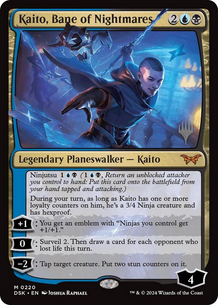 Kaito, Bane of Nightmares (Promo Pack) [Duskmourn: House of Horror Promos] | Grognard Games