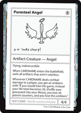 Puresteel Angel (2021 Edition) [Mystery Booster Playtest Cards] | Grognard Games