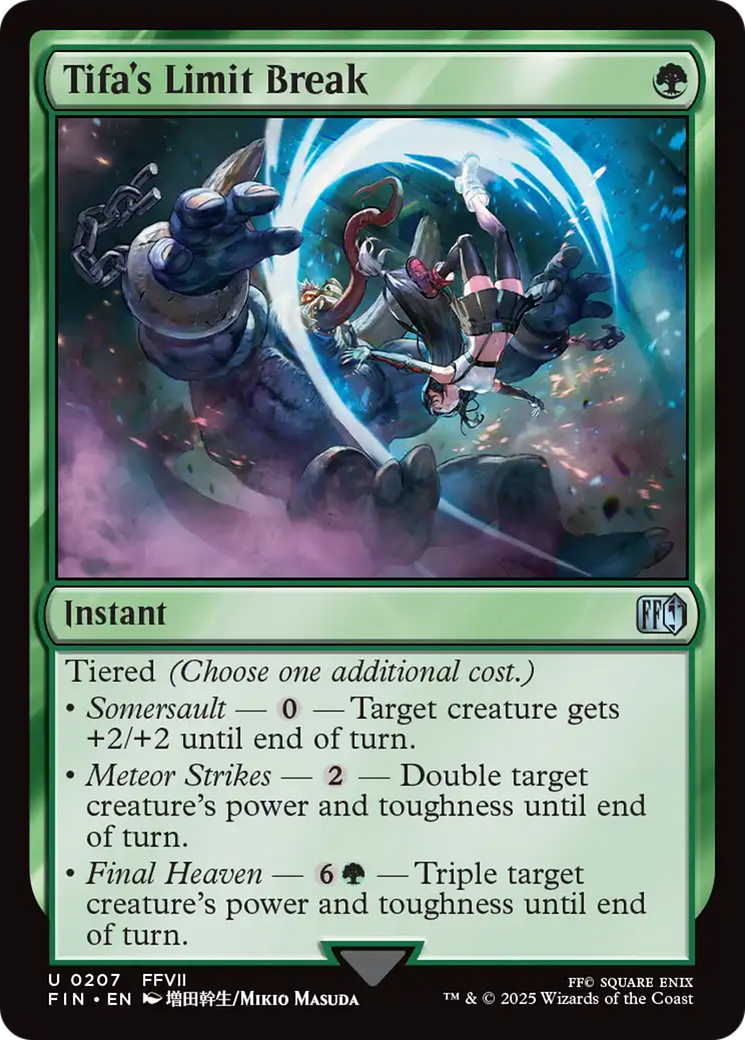 Tifa's Limit Break (FIN-207) - FINAL FANTASY Foil | Grognard Games