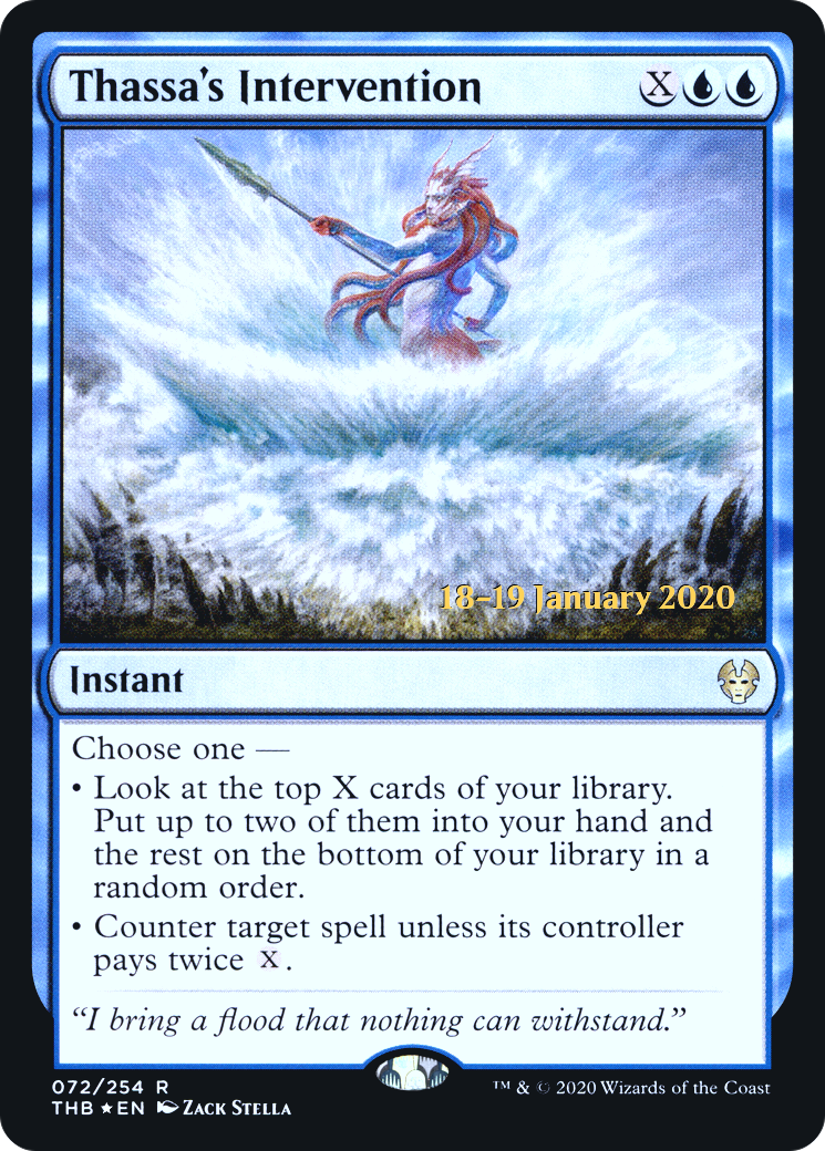 Thassa's Intervention [Theros Beyond Death Prerelease Promos] | Grognard Games
