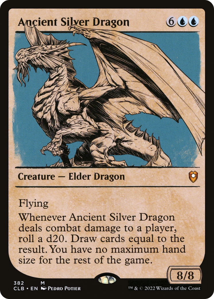 Ancient Silver Dragon (Showcase) [Commander Legends: Battle for Baldur's Gate] | Grognard Games