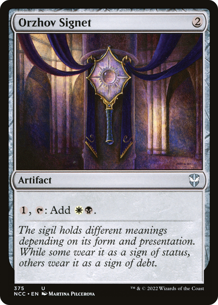 Orzhov Signet [Streets of New Capenna Commander] | Grognard Games