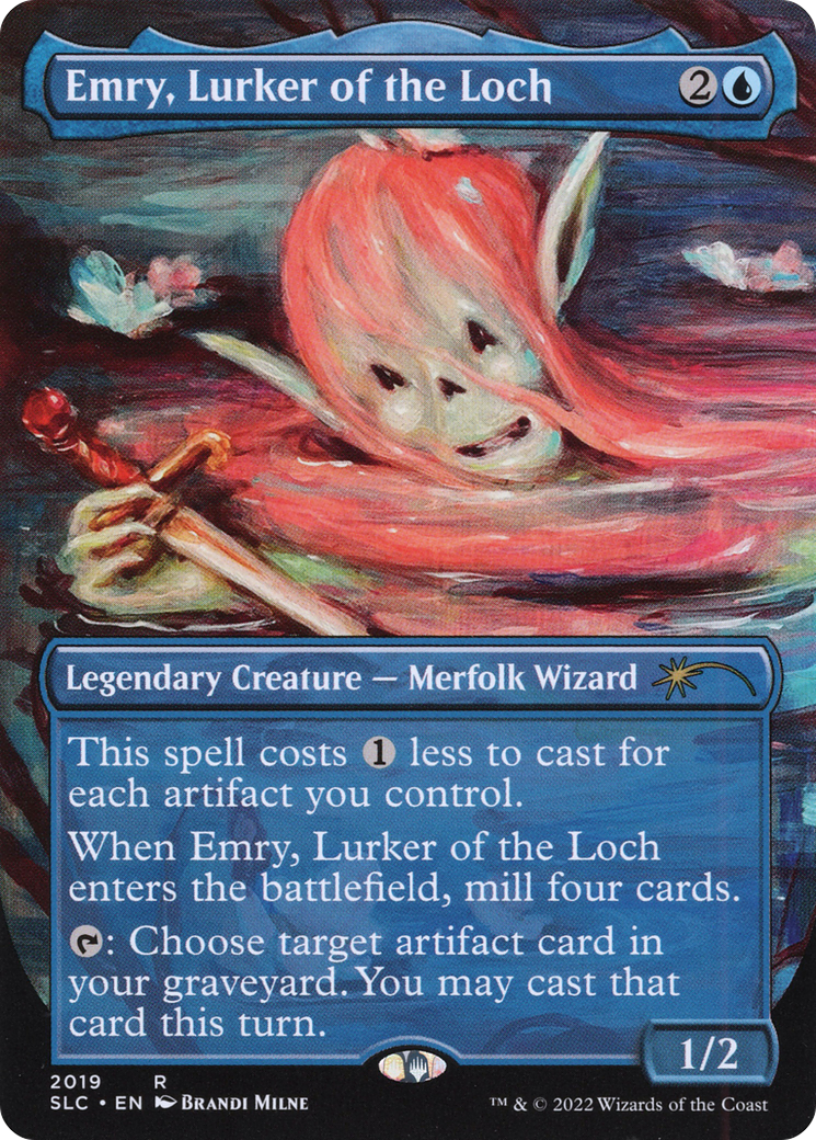 Emry, Lurker of the Loch (Borderless) [Secret Lair 30th Anniversary Countdown Kit] | Grognard Games