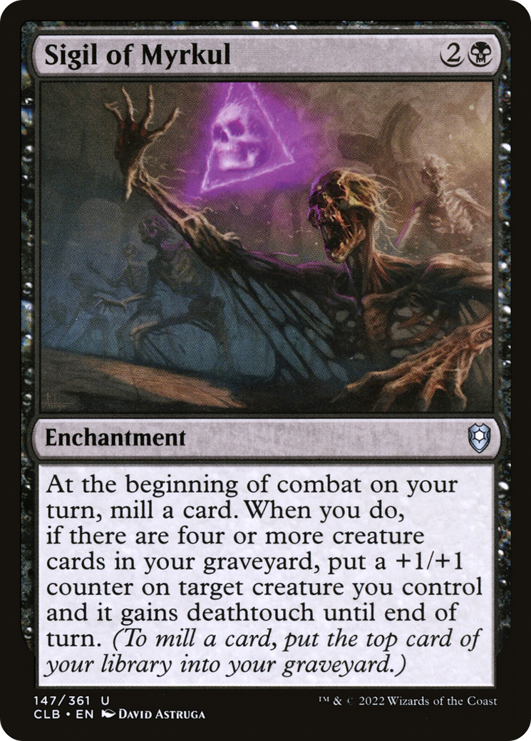Sigil of Myrkul [Commander Legends: Battle for Baldur's Gate] | Grognard Games
