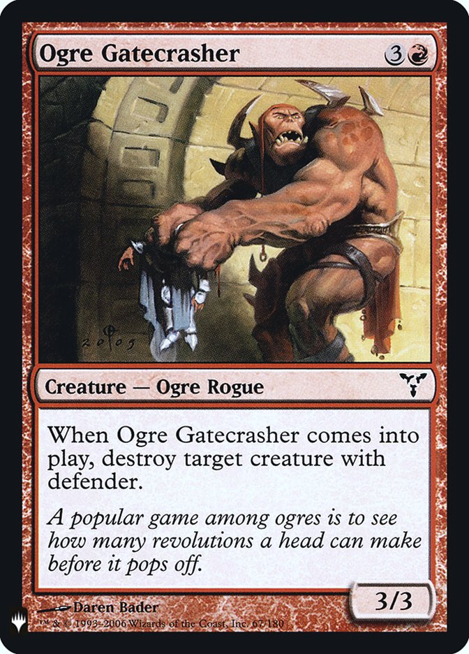 Ogre Gatecrasher [Mystery Booster] | Grognard Games