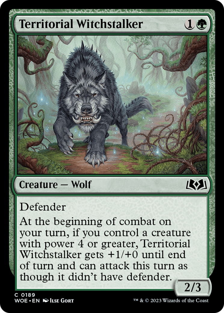 Territorial Witchstalker [Wilds of Eldraine] | Grognard Games