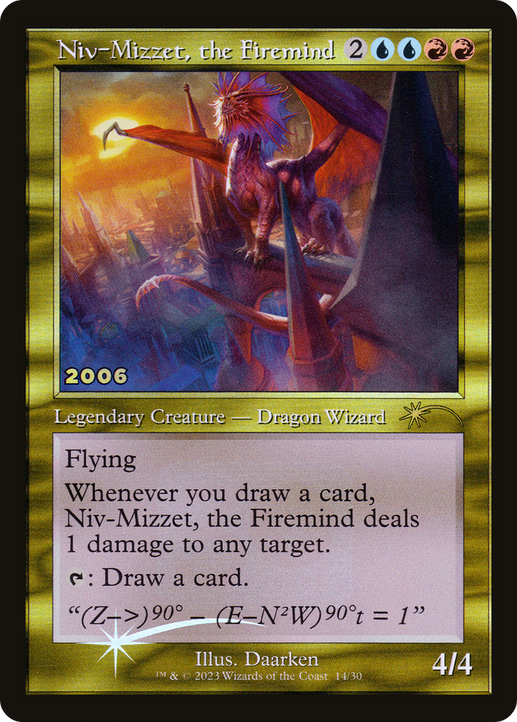 Niv-Mizzet, the Firemind [30th Anniversary Promos] | Grognard Games