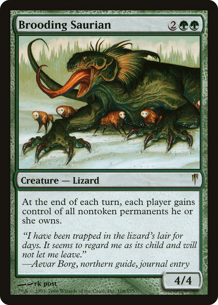 Brooding Saurian [Coldsnap] | Grognard Games