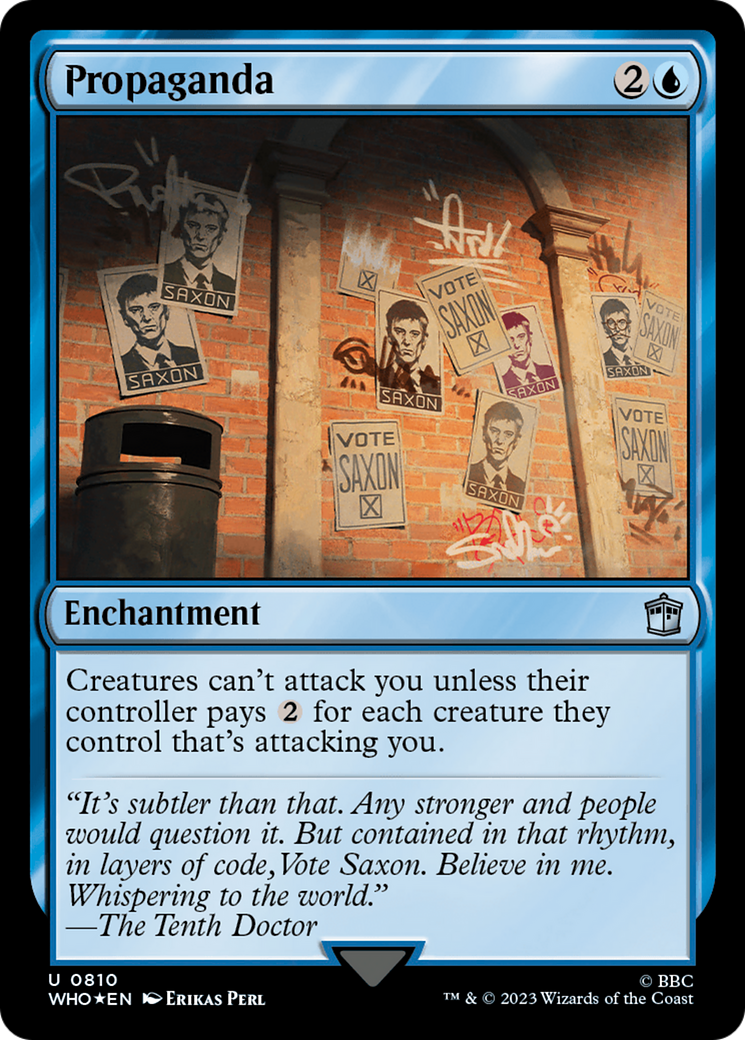 Propaganda (Surge Foil) [Doctor Who] | Grognard Games