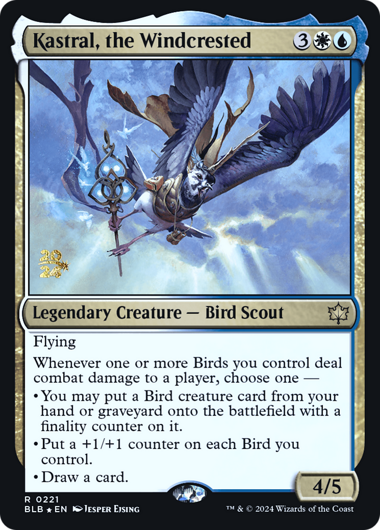 Kastral, the Windcrested [Bloomburrow Prerelease Promos] | Grognard Games
