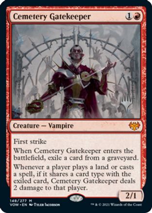 Cemetery Gatekeeper (PPDFT-148) - Promo Pack: Aetherdrift Foil | Grognard Games