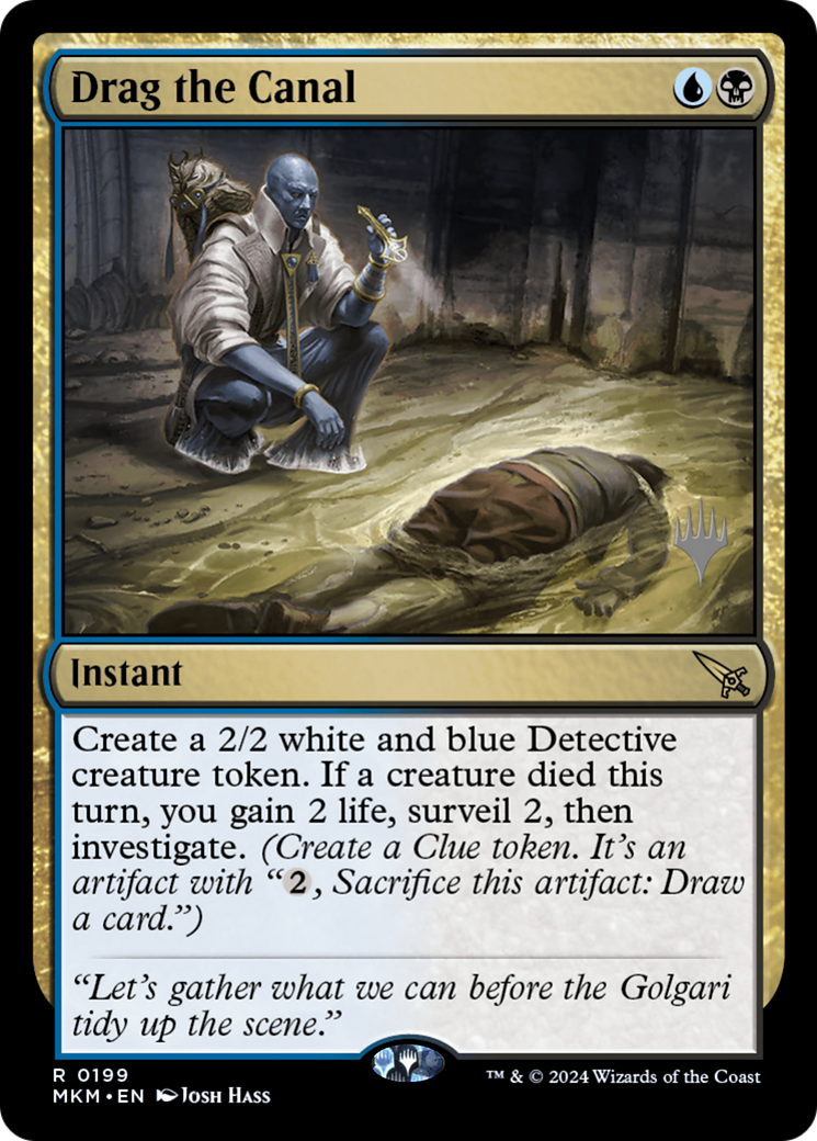 Drag the Canal (Promo Pack) [Murders at Karlov Manor Promos] | Grognard Games