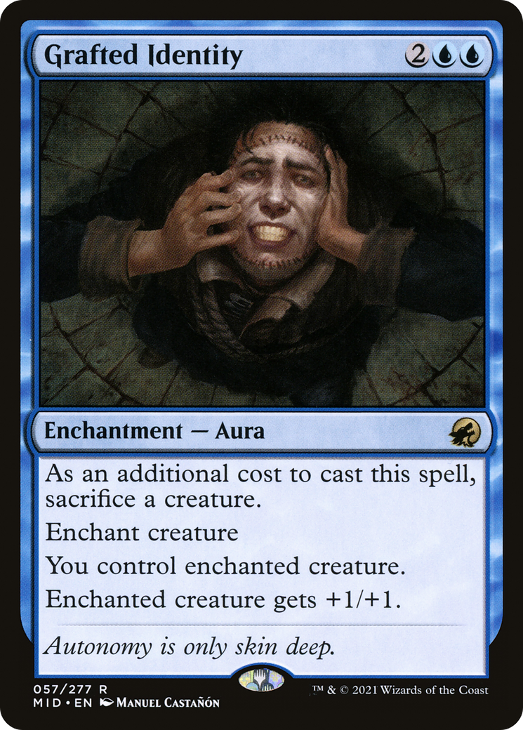 Grafted Identity [Innistrad: Midnight Hunt] | Grognard Games
