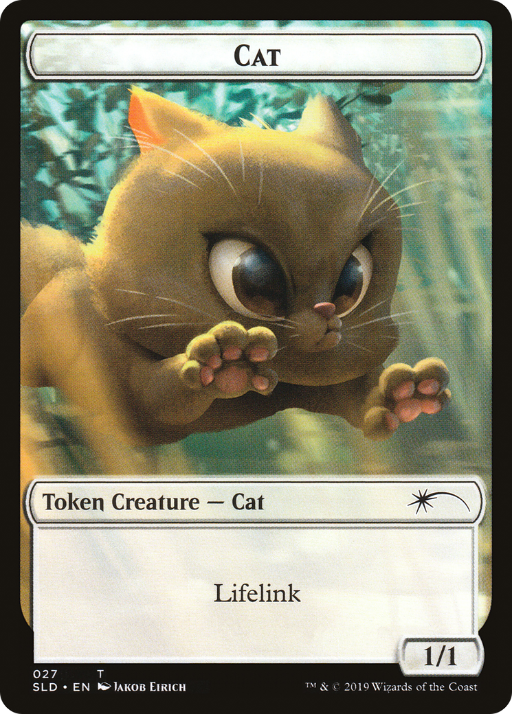 Cat (27) // Cat (28) Double-Sided Token [Secret Lair Drop Series] | Grognard Games