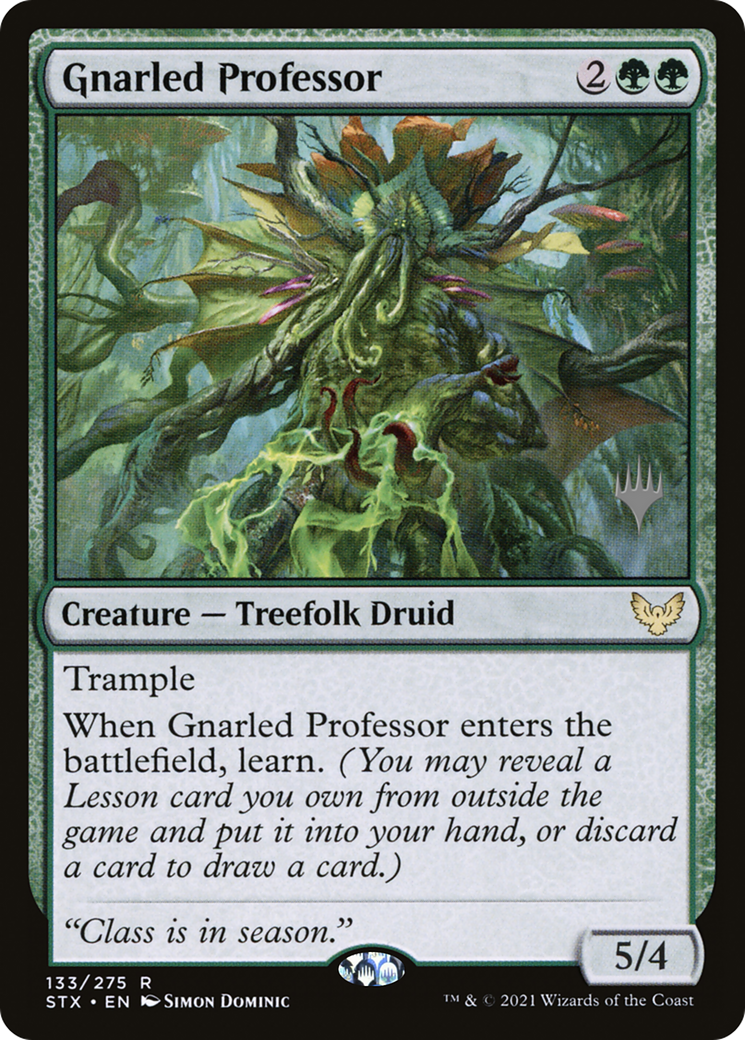Gnarled Professor (Promo Pack) [Strixhaven: School of Mages Promos] | Grognard Games