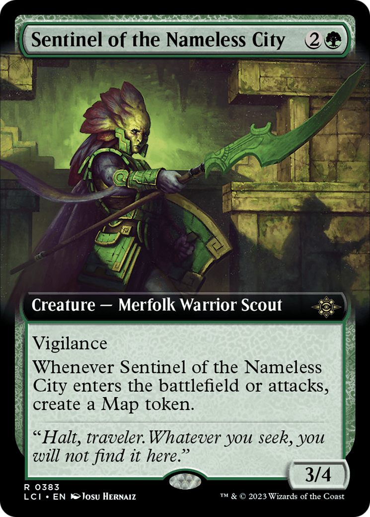 Sentinel of the Nameless City (Extended Art) [The Lost Caverns of Ixalan] | Grognard Games