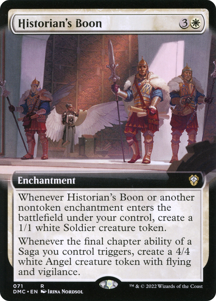 Historian's Boon (Extended Art) [Dominaria United Commander] | Grognard Games