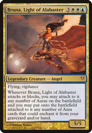 Bruna, Light of Alabaster (Open the Helvault) (OVER-208) - Oversize Cards | Grognard Games