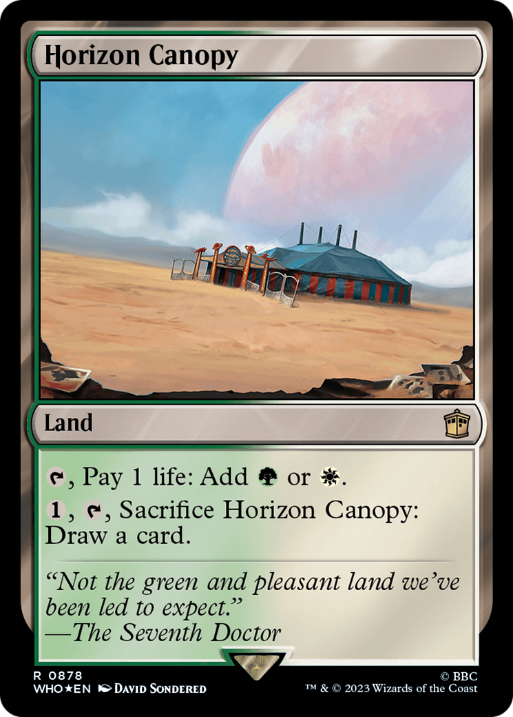 Horizon Canopy (Surge Foil) [Doctor Who] | Grognard Games