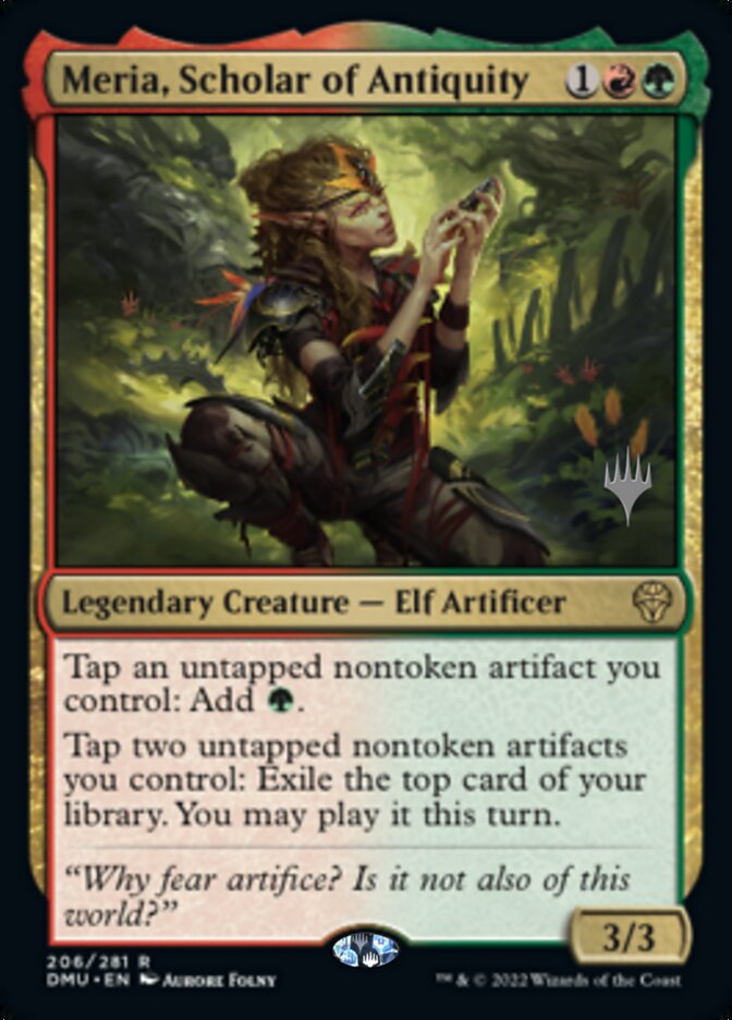 Meria, Scholar of Antiquity (Promo Pack) [Dominaria United Promos] | Grognard Games