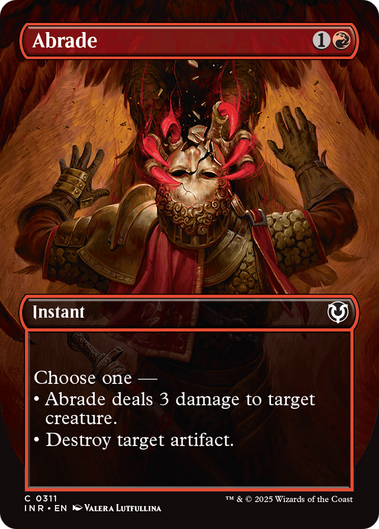 Abrade (Borderless) [Innistrad Remastered] | Grognard Games