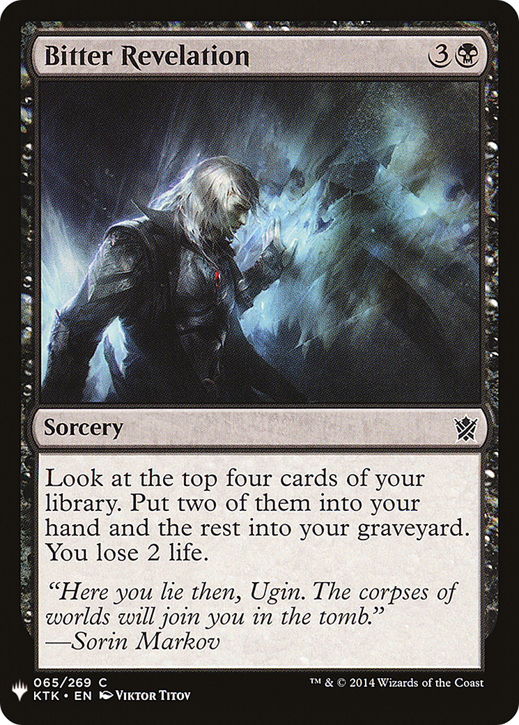 Bitter Revelation [Mystery Booster] | Grognard Games