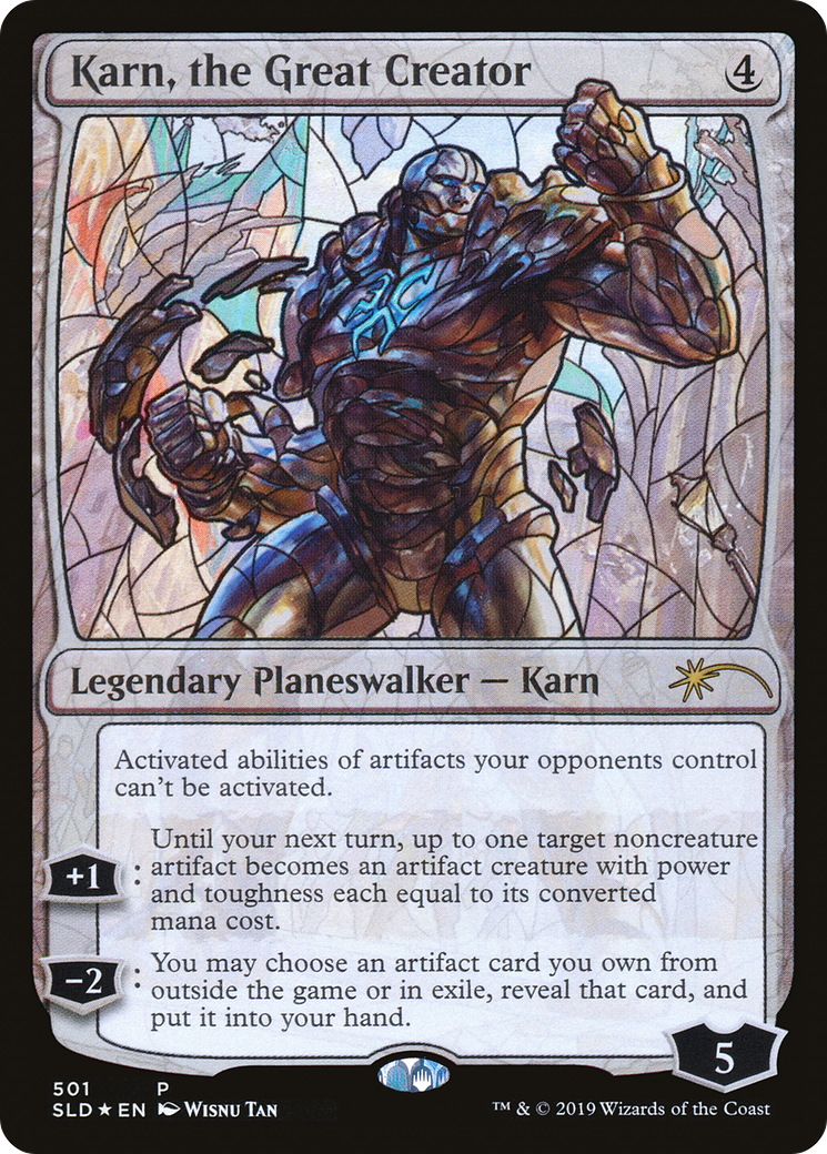 Karn, the Great Creator (Stained Glass) [Secret Lair Drop Promos] | Grognard Games
