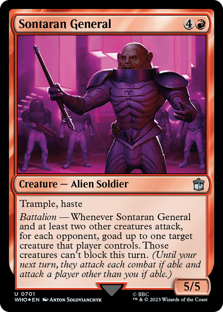 Sontaran General (Surge Foil) [Doctor Who] | Grognard Games