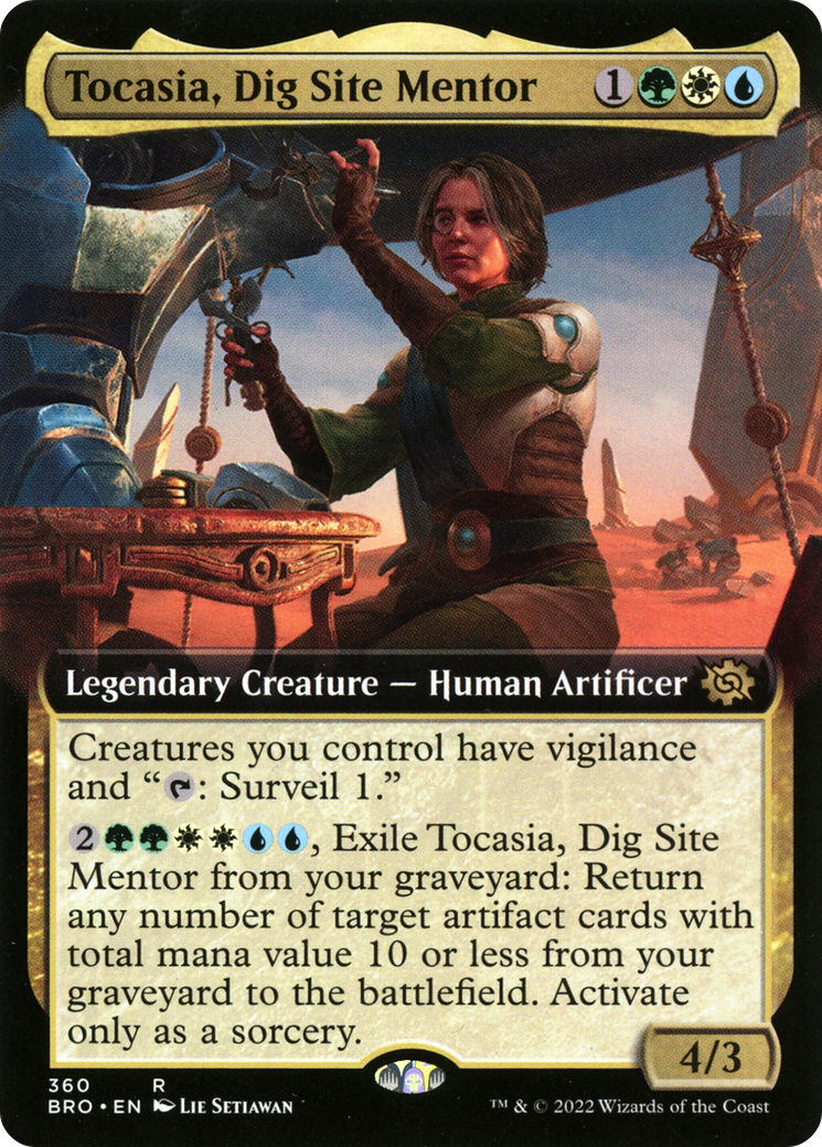 Tocasia, Dig Site Mentor (Extended Art) [The Brothers' War] | Grognard Games
