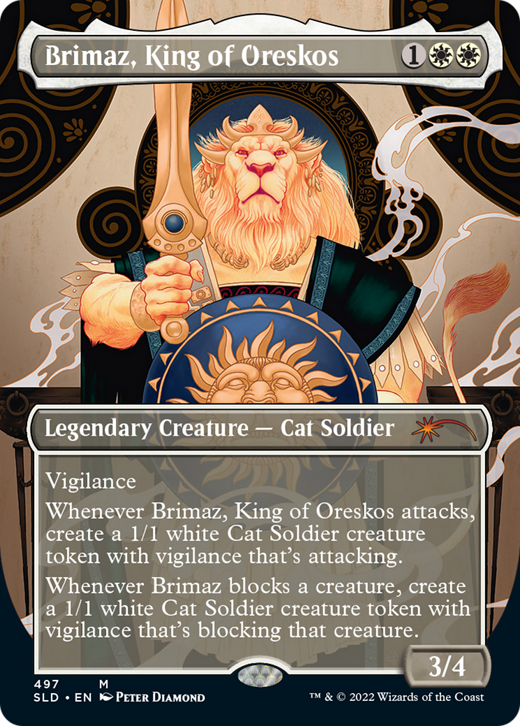 Brimaz, King of Oreskos (Borderless) [Secret Lair Drop Series] | Grognard Games
