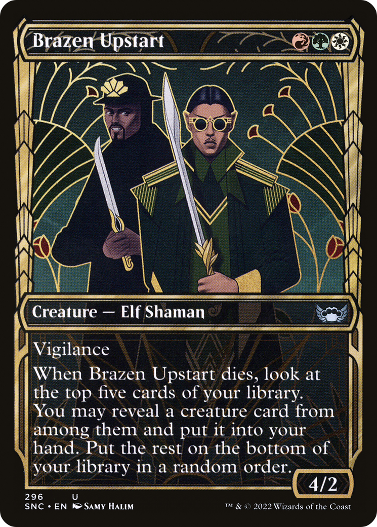 Brazen Upstart (Showcase Golden Age) [Streets of New Capenna] | Grognard Games