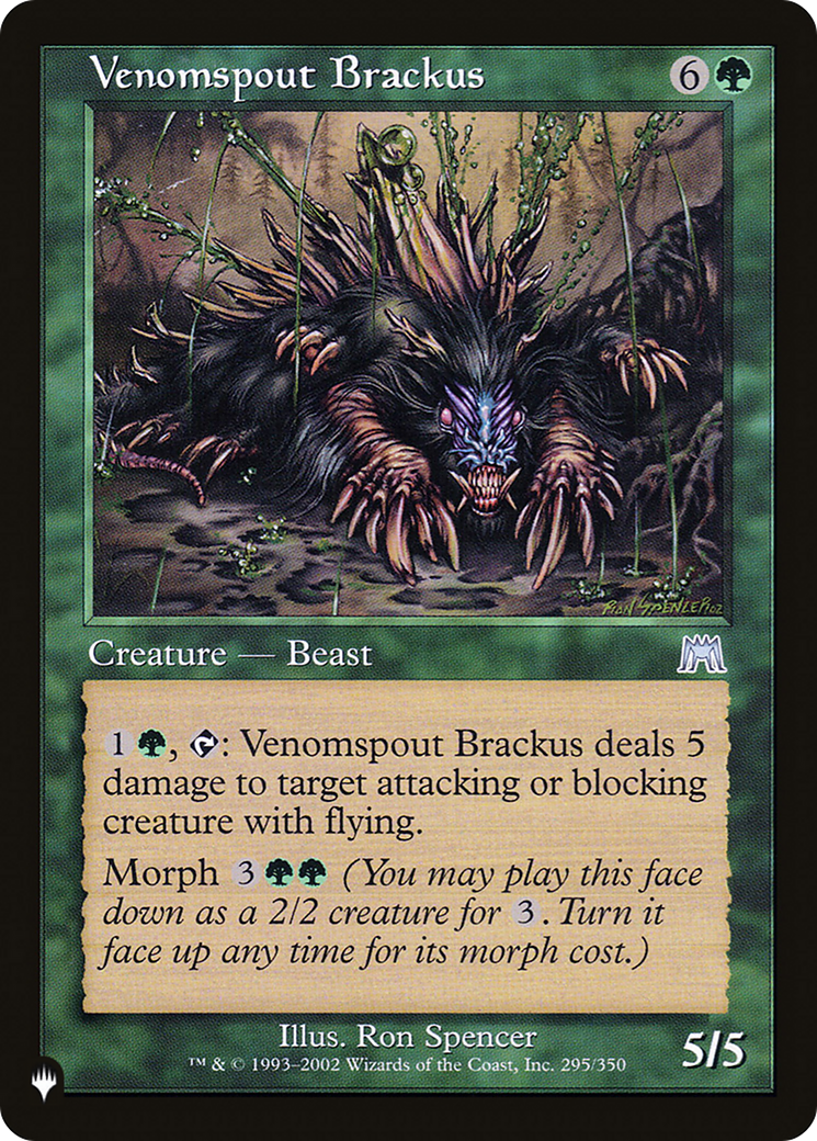 Venomspout Brackus [The List] | Grognard Games