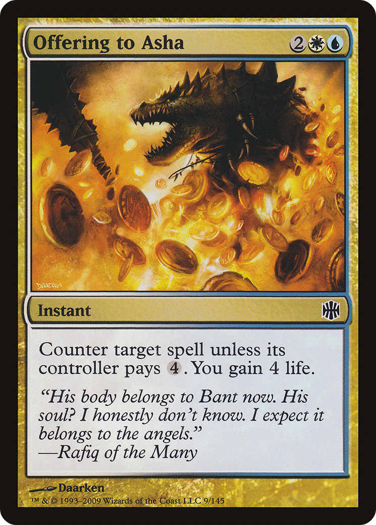Offering to Asha (ARB-009) - Alara Reborn Foil | Grognard Games