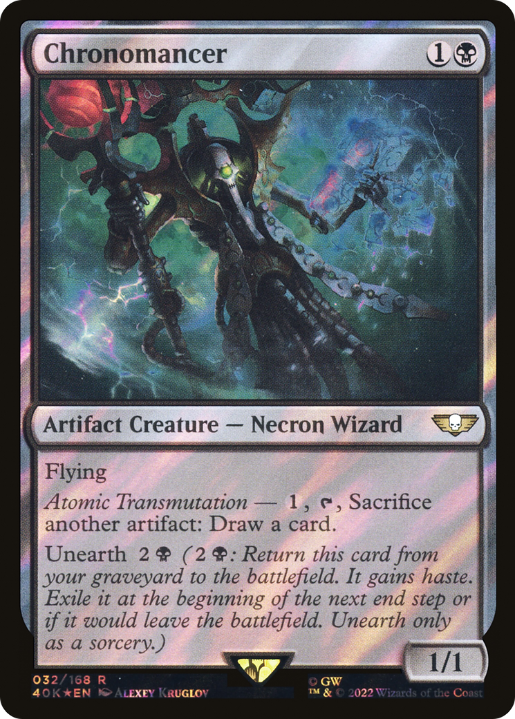 Chronomancer (Surge Foil) [Universes Beyond: Warhammer 40,000] | Grognard Games