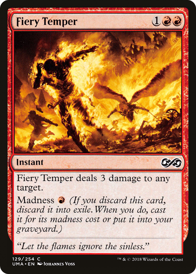 Fiery Temper (UMA-129) - Ultimate Masters | Grognard Games