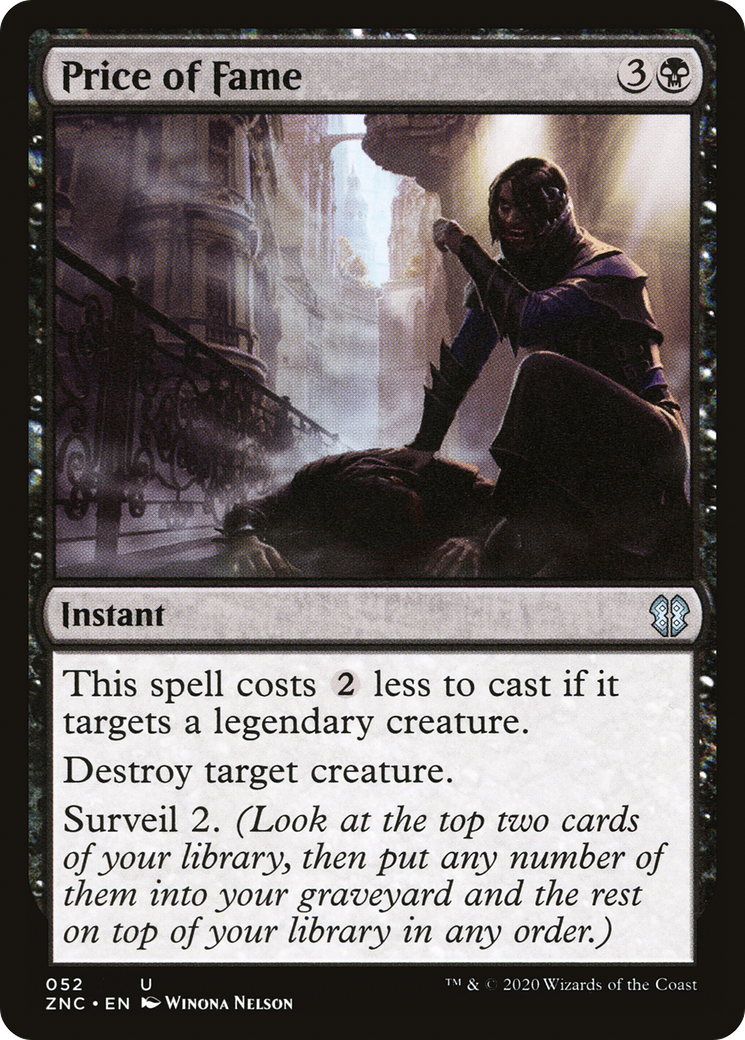Price of Fame [Zendikar Rising Commander] | Grognard Games