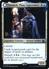 Dennick, Pious Apprentice // Dennick, Pious Apparition [Innistrad: Midnight Hunt Prerelease Promos] | Grognard Games