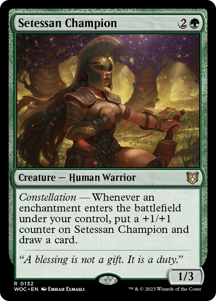 Setessan Champion [Wilds of Eldraine Commander] | Grognard Games