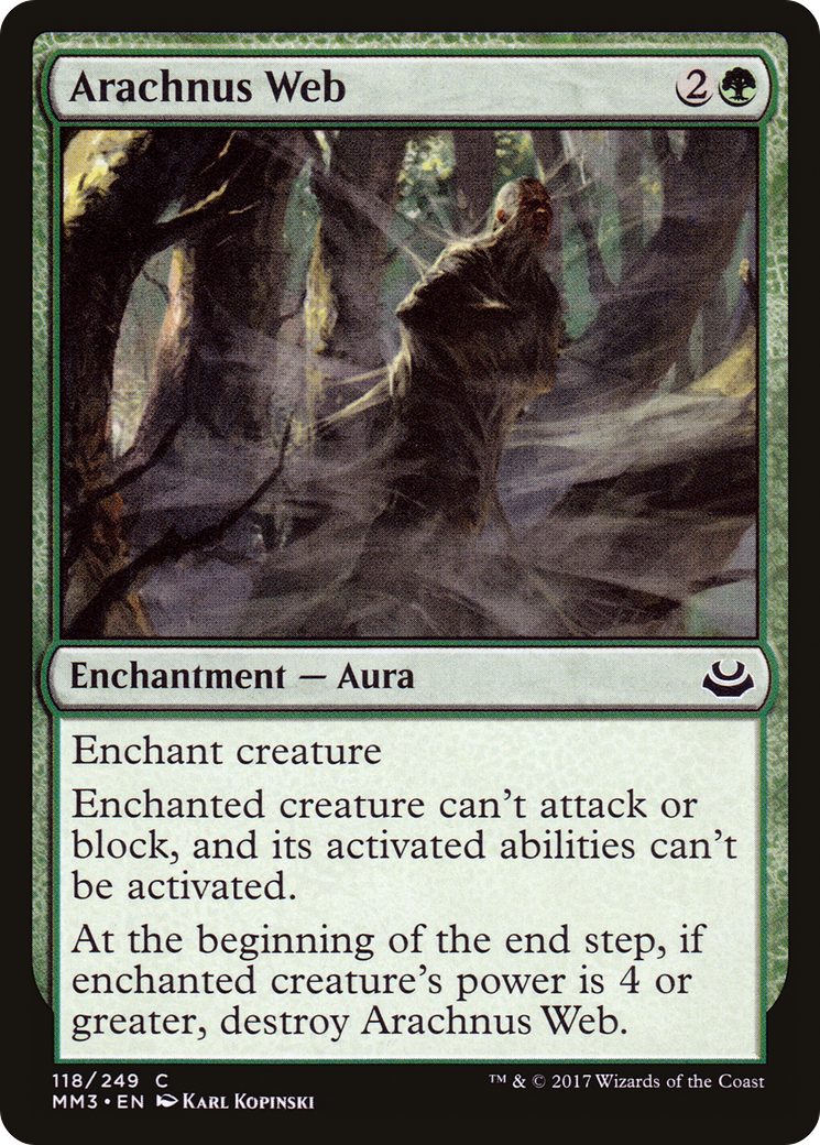 Arachnus Web (MM3-118) - Modern Masters 2017 Foil | Grognard Games