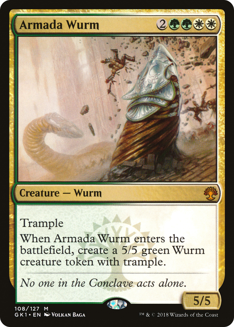 Armada Wurm [Guilds of Ravnica Guild Kit] | Grognard Games