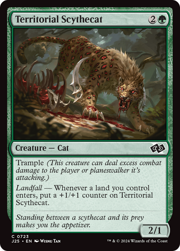 Territorial Scythecat [Foundations Jumpstart] | Grognard Games