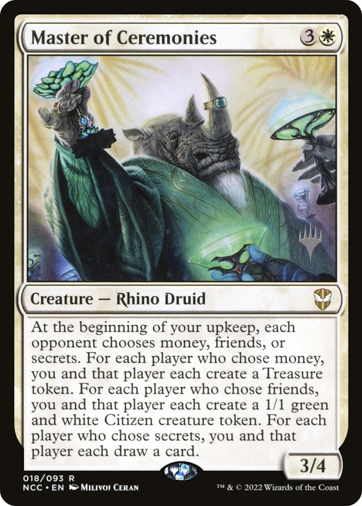Master of Ceremonies (Promo Pack) [Streets of New Capenna Commander Promos] | Grognard Games