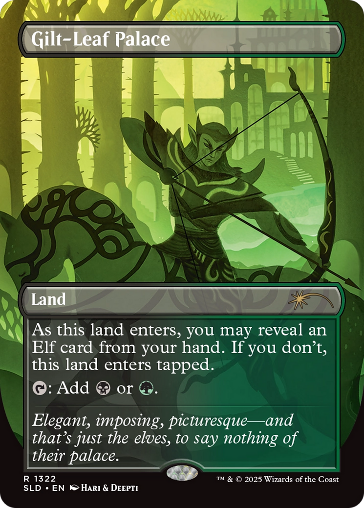 Gilt-Leaf Palace (SLD-1322) - Secret Lair Drop (Borderless) Foil | Grognard Games