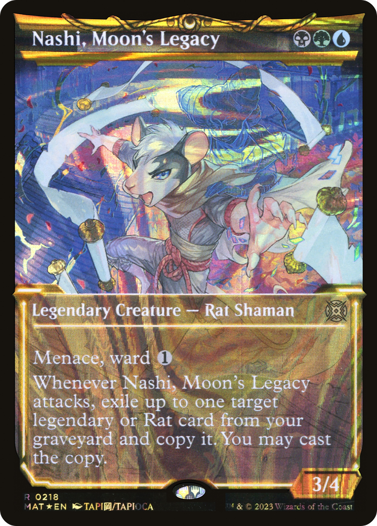 Nashi, Moon's Legacy (Showcase Halo Foil) [March of the Machine: The Aftermath] | Grognard Games