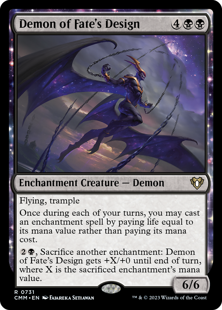 Demon of Fate's Design [Commander Masters] | Grognard Games