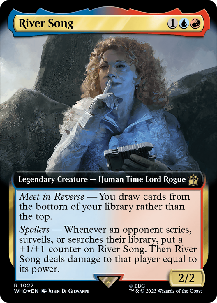River Song (Extended Art) (Surge Foil) [Doctor Who] | Grognard Games