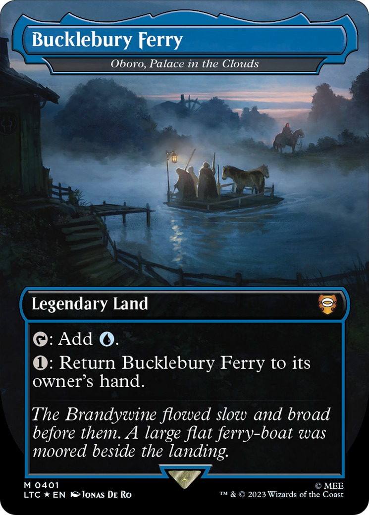 Bucklebury Ferry - Oboro, Palace in the Clouds (Surge Foil Realms and Relics) [The Lord of the Rings: Tales of Middle-Earth Commander] | Grognard Games