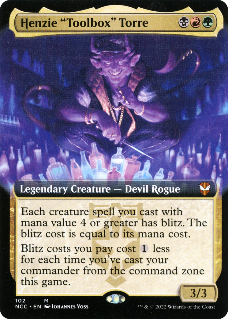 Henzie "Toolbox" Torre (Extended Art) [Streets of New Capenna Commander] | Grognard Games